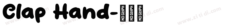 Clap Hand字体转换